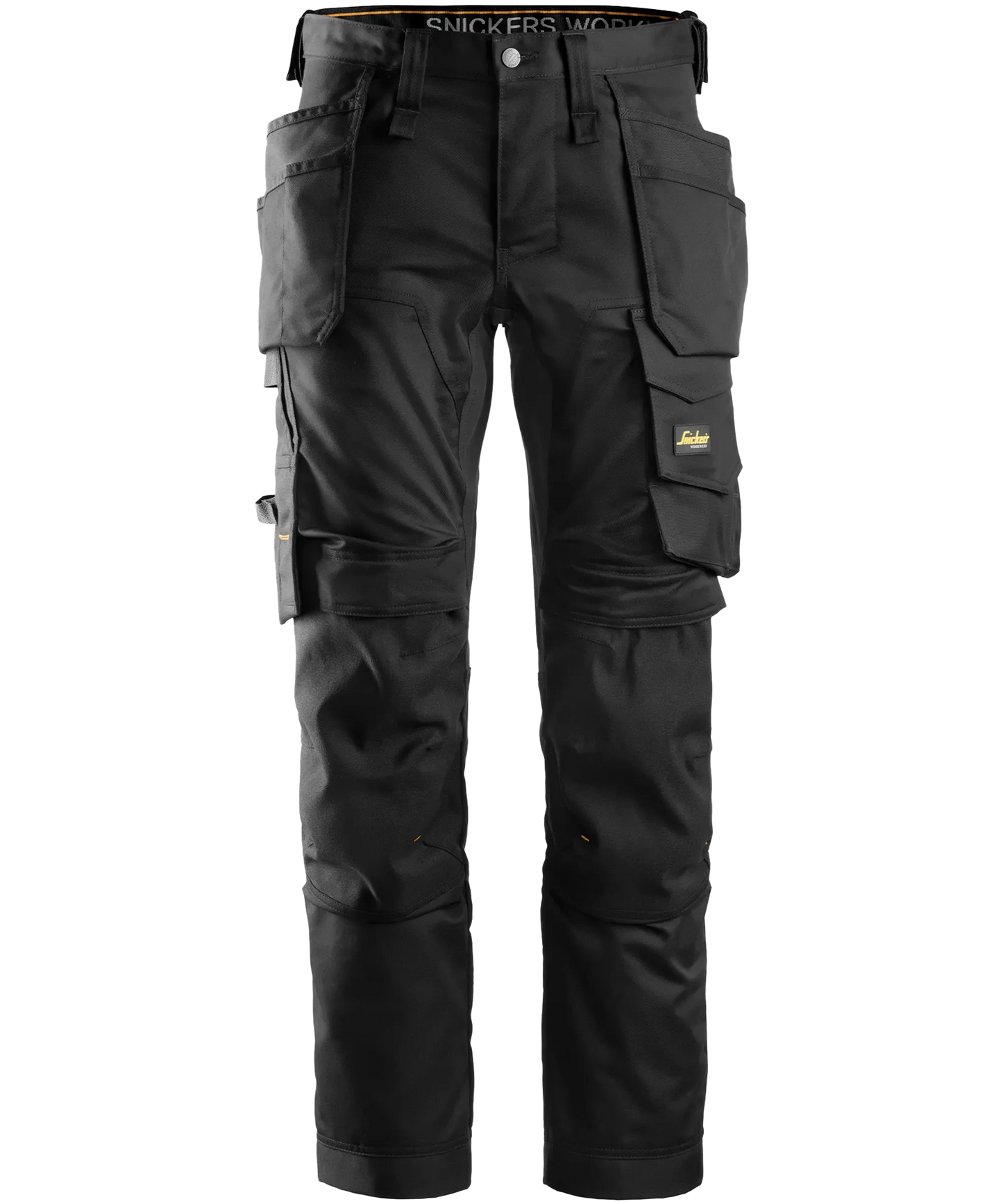 Stretch werkbroek Snickers 6241 zwart voorkant