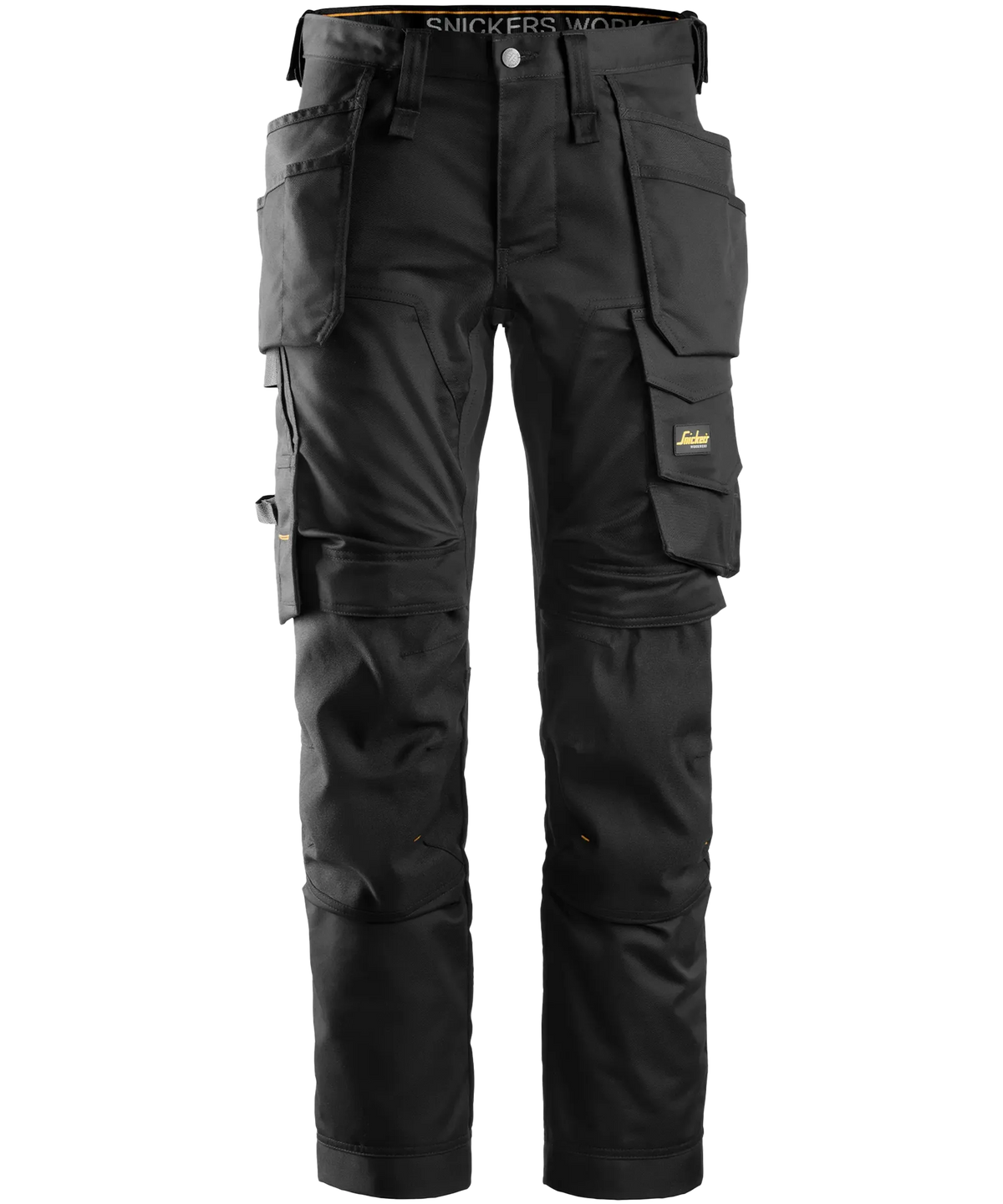 Stretch werkbroek Snickers 6241 zwart voorkant