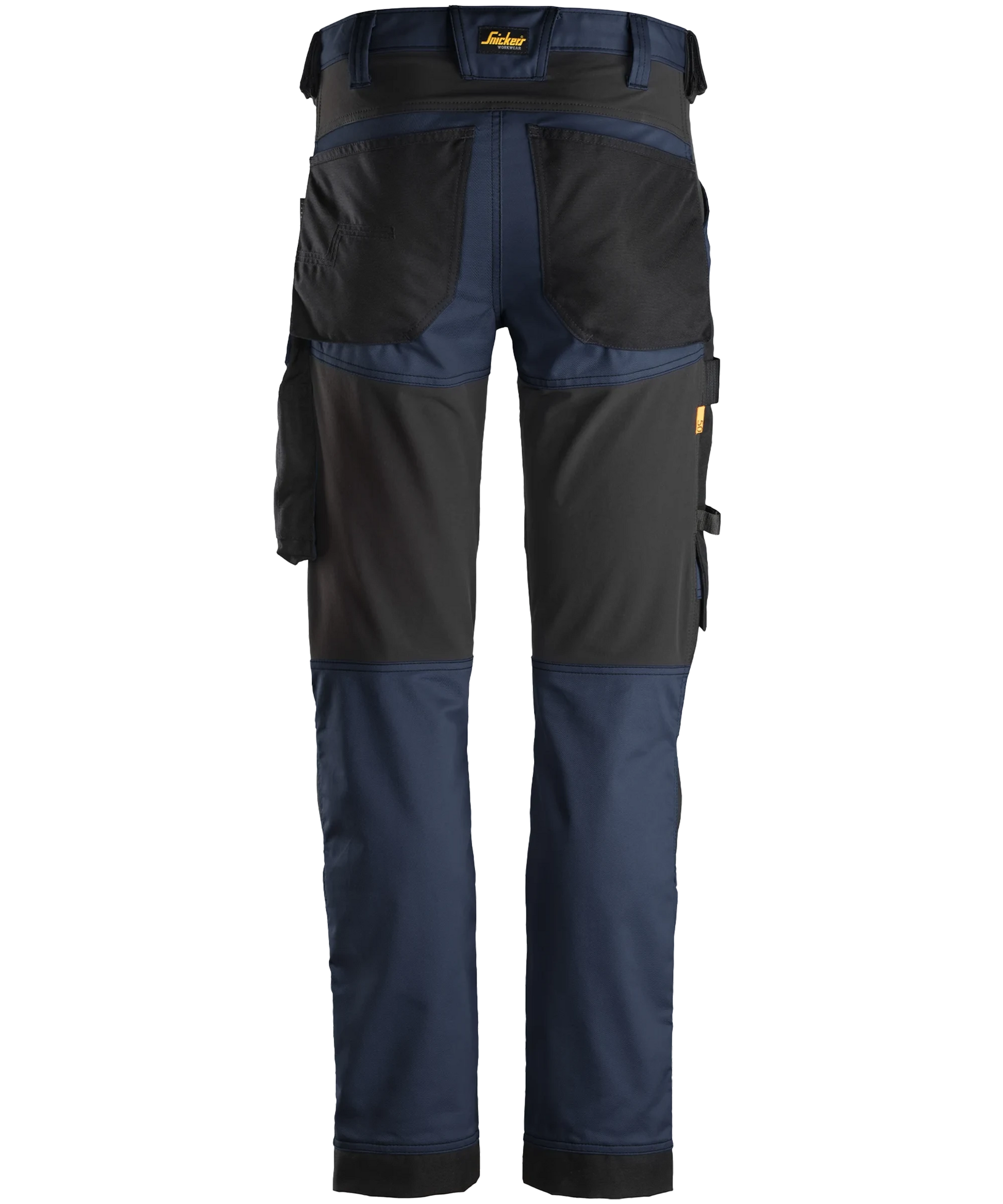 Stretch werkbroek Snickers 6341 blauw achterkant