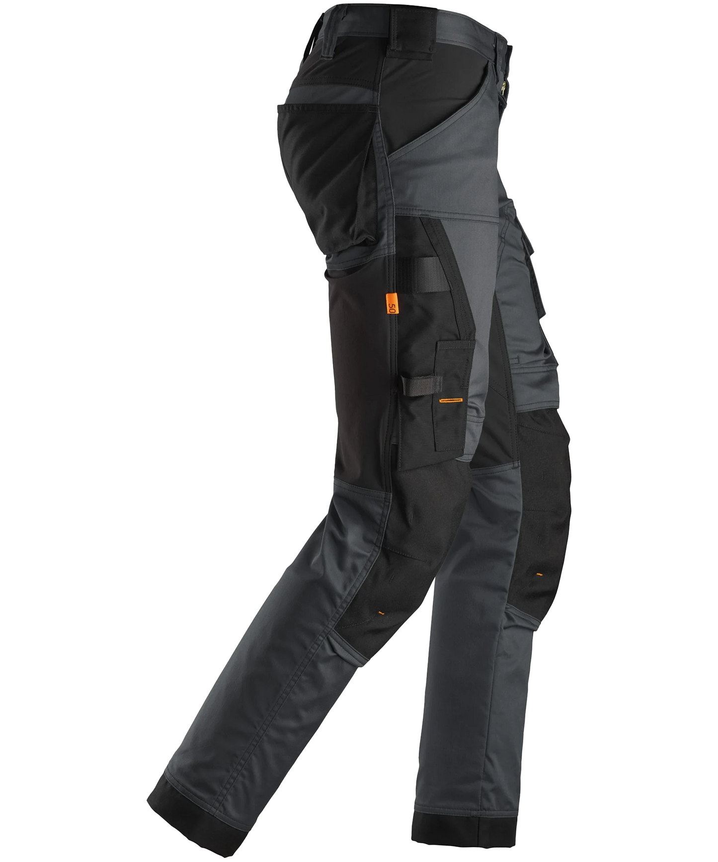 Stretch werkbroek Snickers 6341 grijs rechts