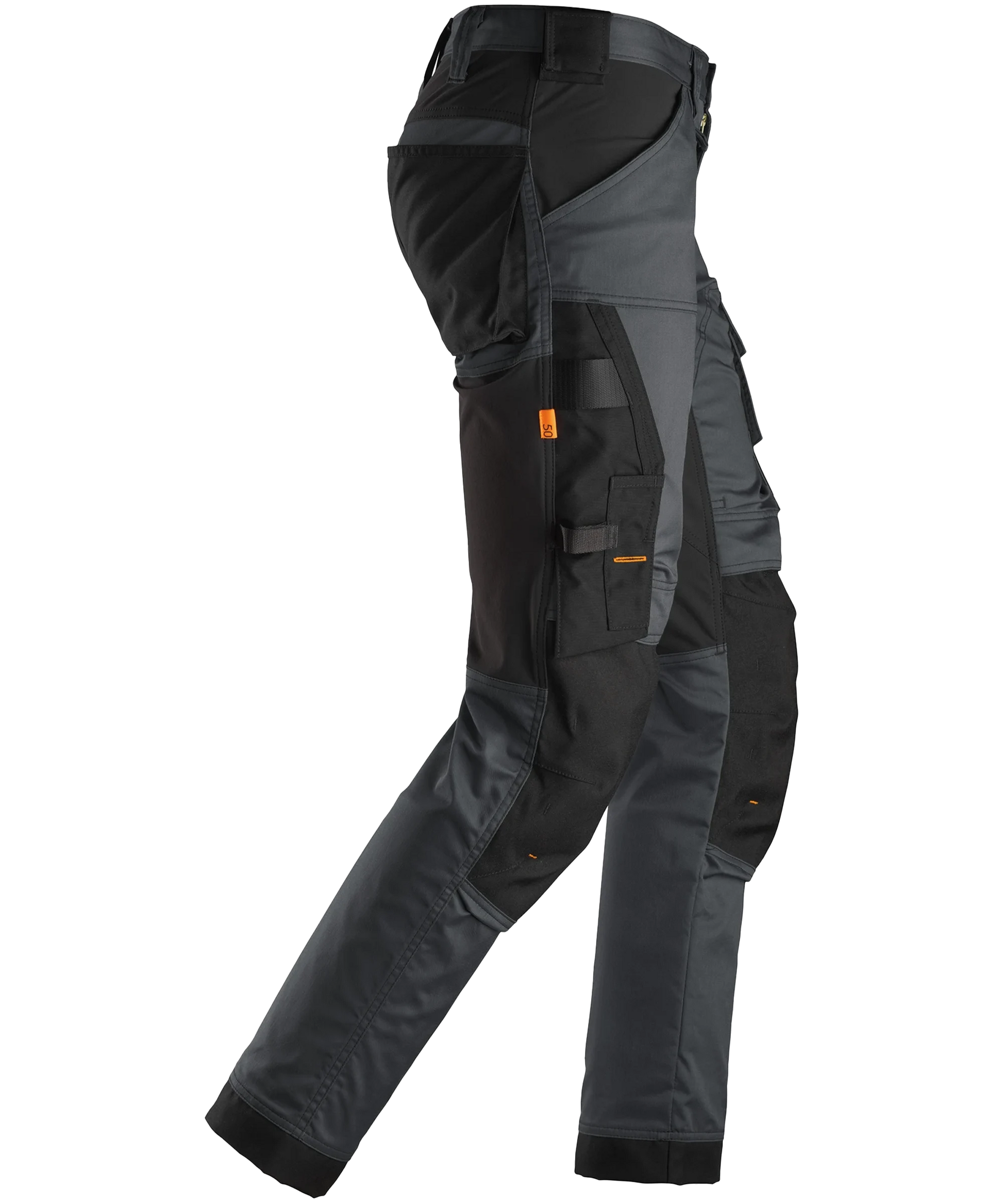 Stretch werkbroek Snickers 6341 grijs rechts