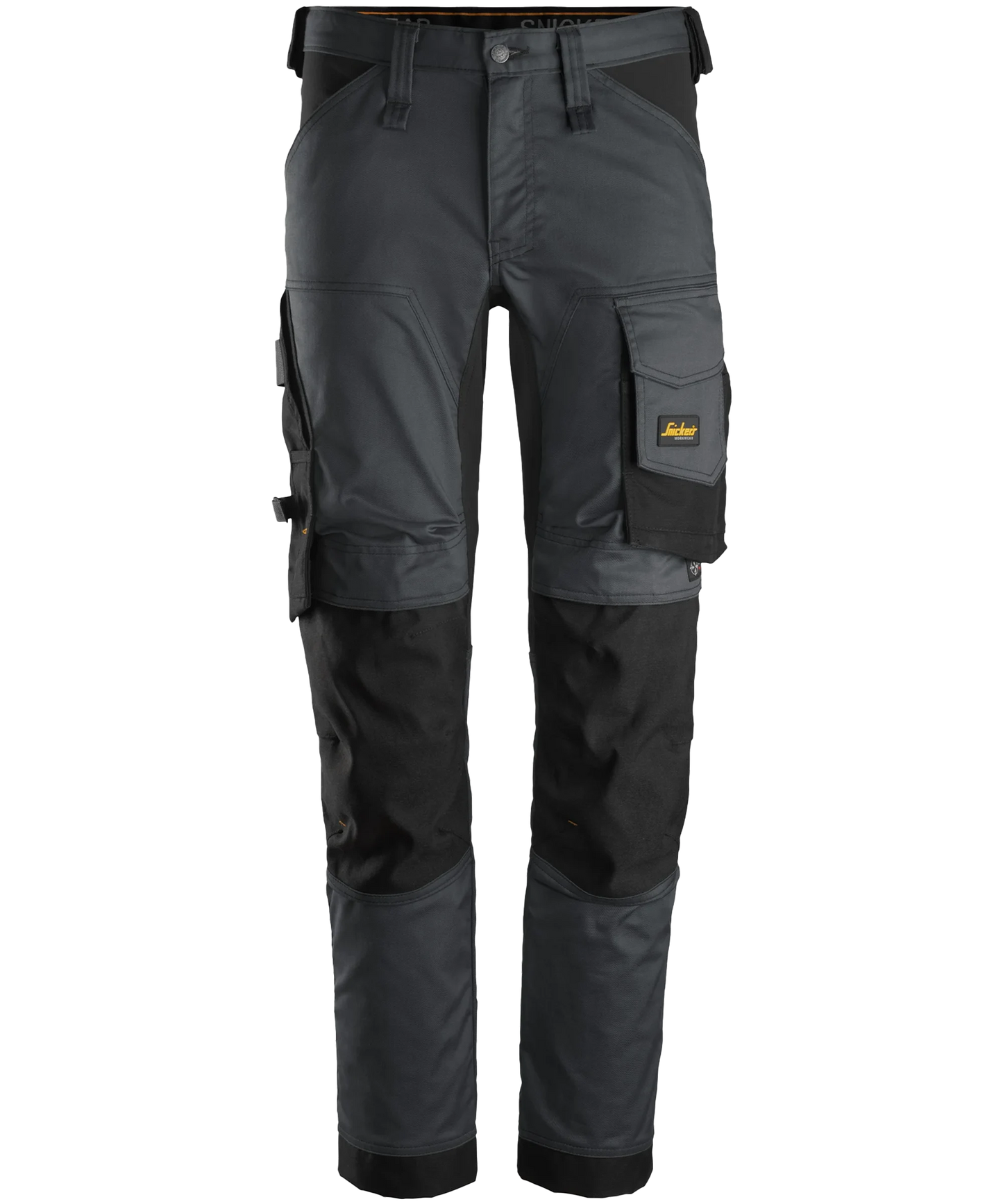 Stretch werkbroek Snickers 6341 grijs voorkant
