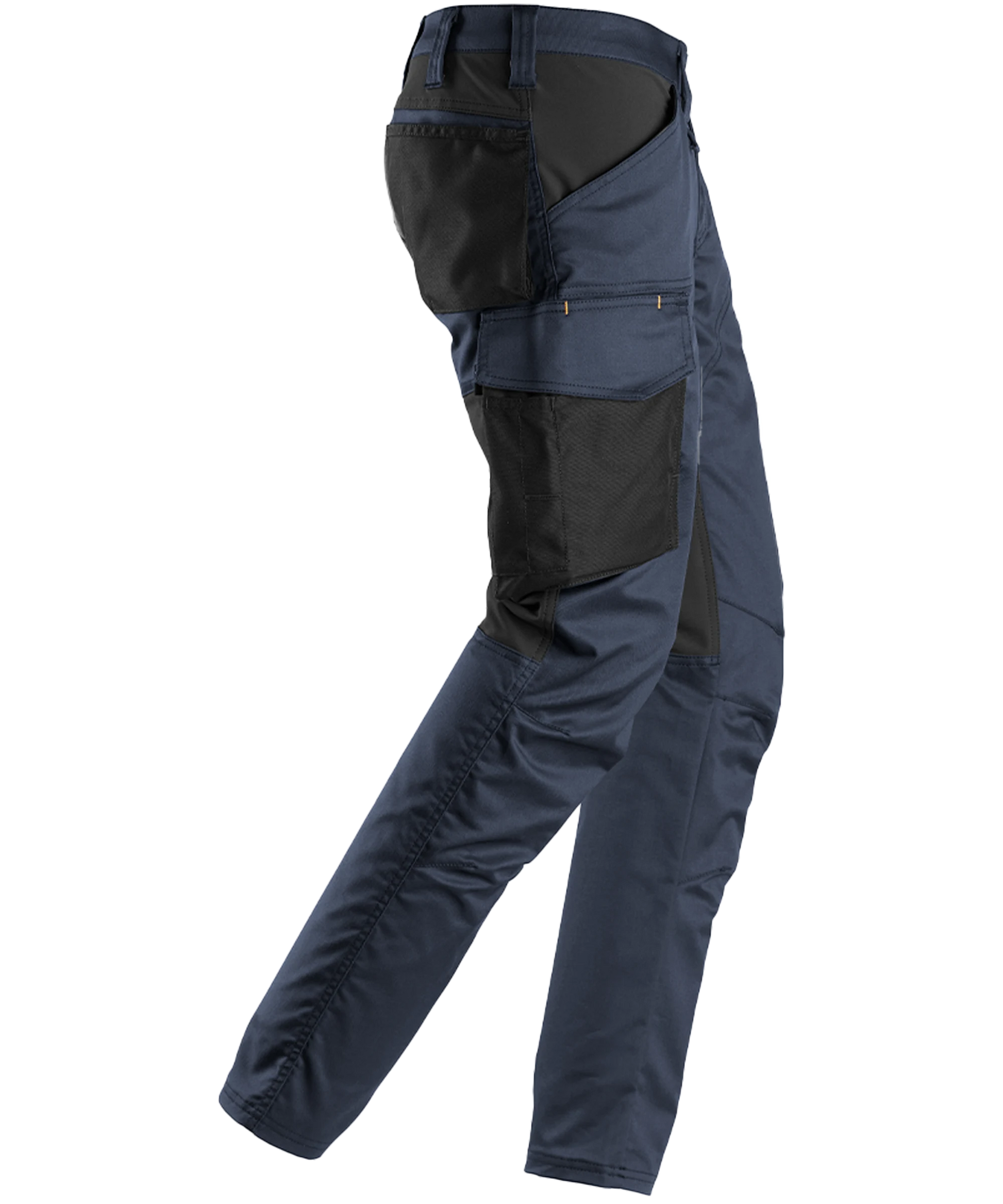 Dames werkbroek stretch Snickers 6703 blauw rechts