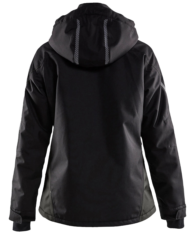 Dames winterjas Blaklader 4972 werkjas zwart achterkant