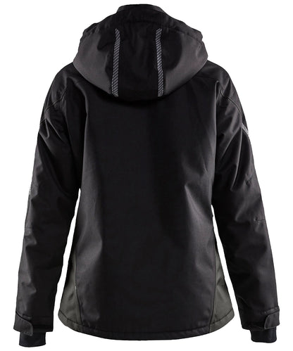 Dames winterjas Blaklader 4972 werkjas zwart achterkant