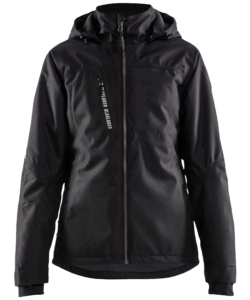 Dames winterjas Blaklader 4972 werkjas zwart voorkant