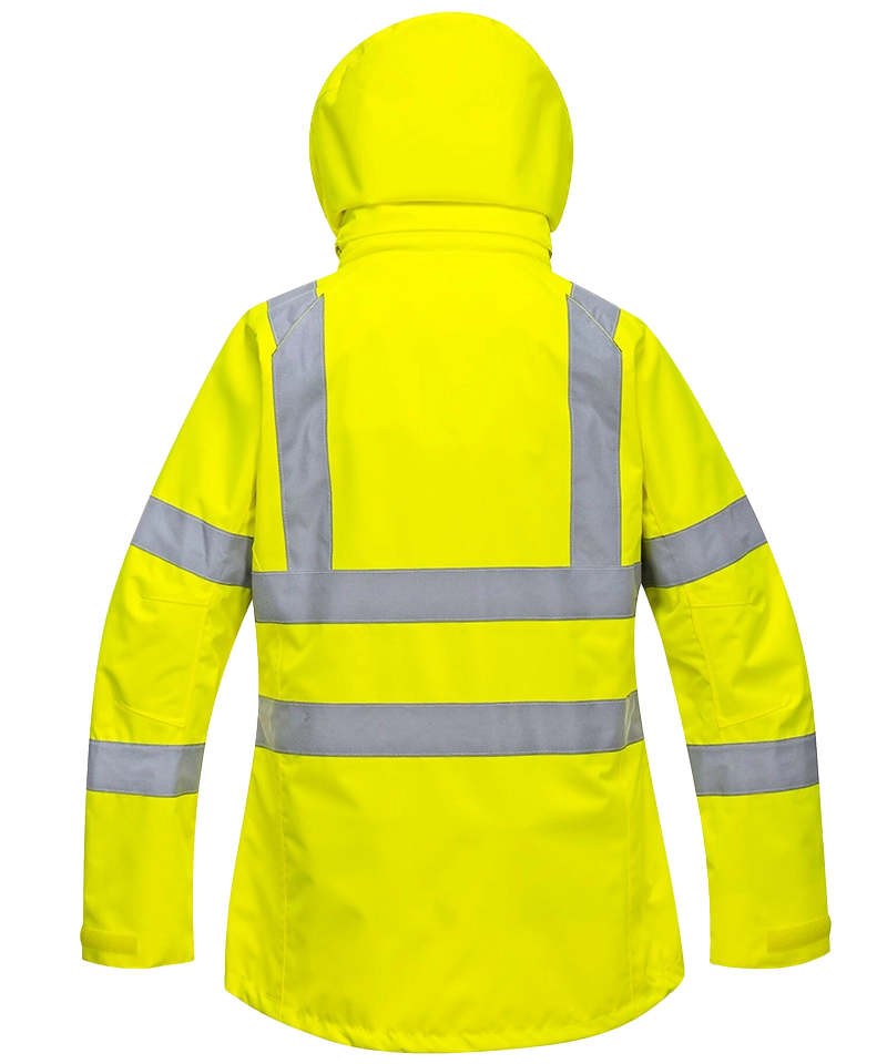 Dames ademende werkjas High-visibility LW70 achterkant