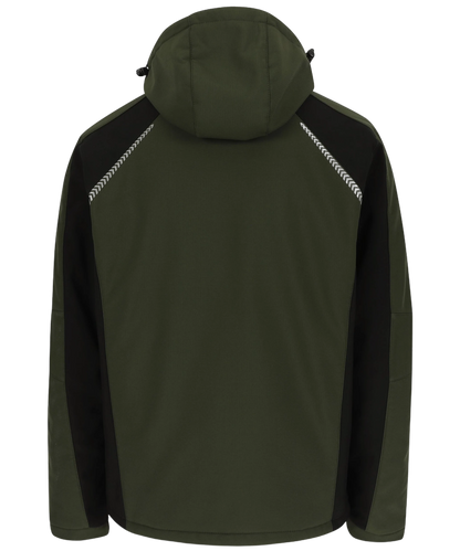 Herock Softshell jas Taris groen achterkant