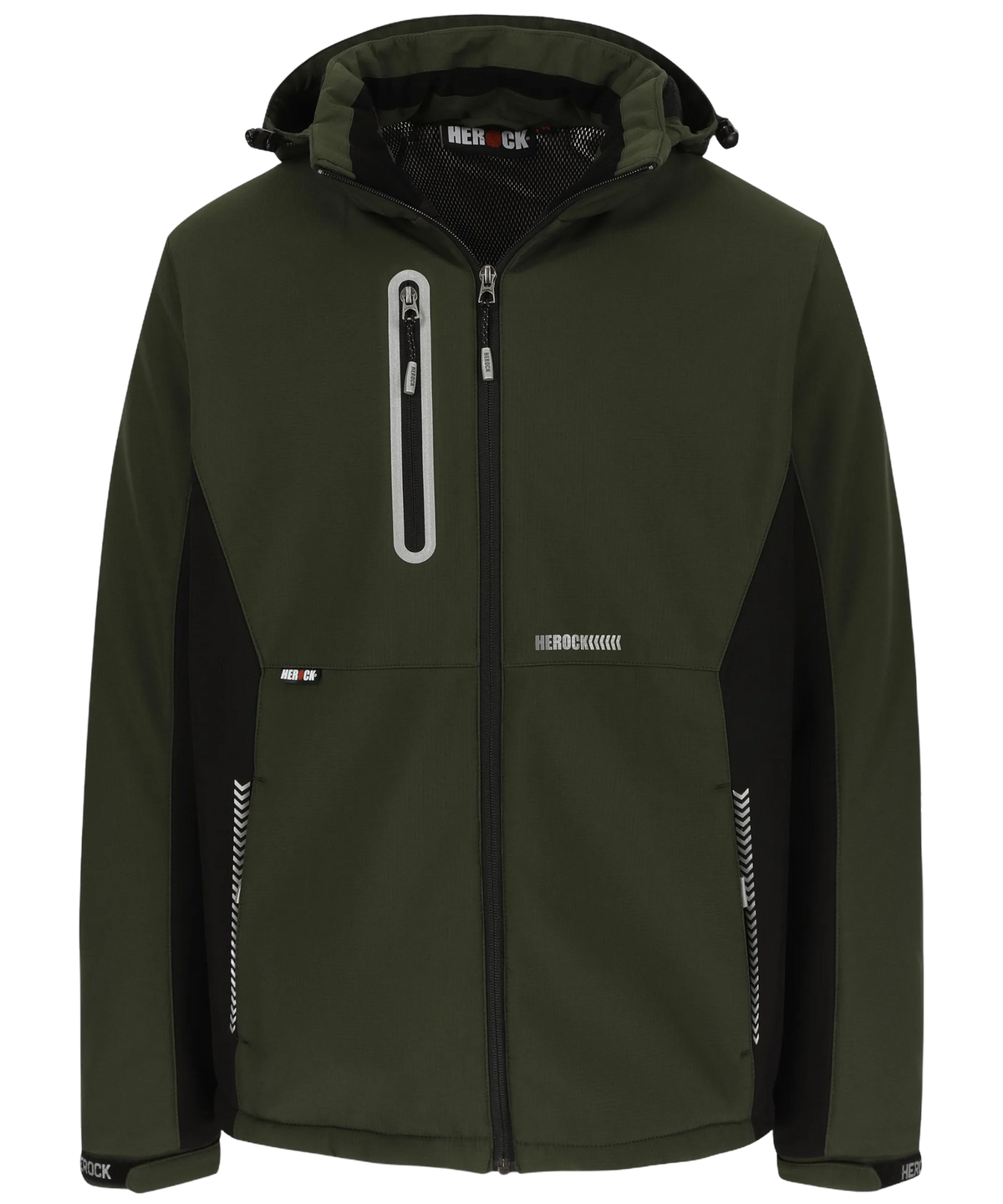 Herock Softshell jas Taris groen voorkant