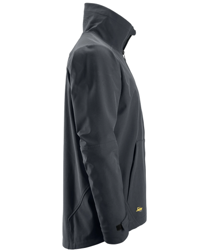 Snickers softshell werkjas 1205 grijs zijkant
