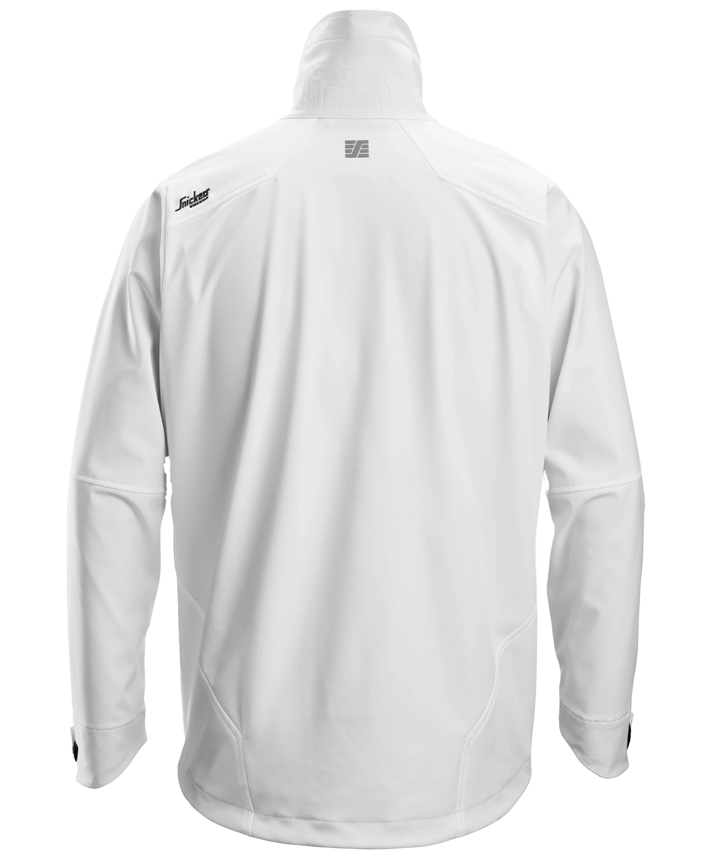 Snickers softshell werkjas 1205 wit achterkant