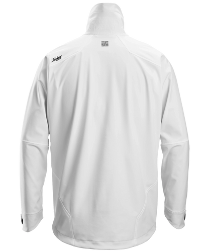 Snickers softshell werkjas 1205 wit achterkant