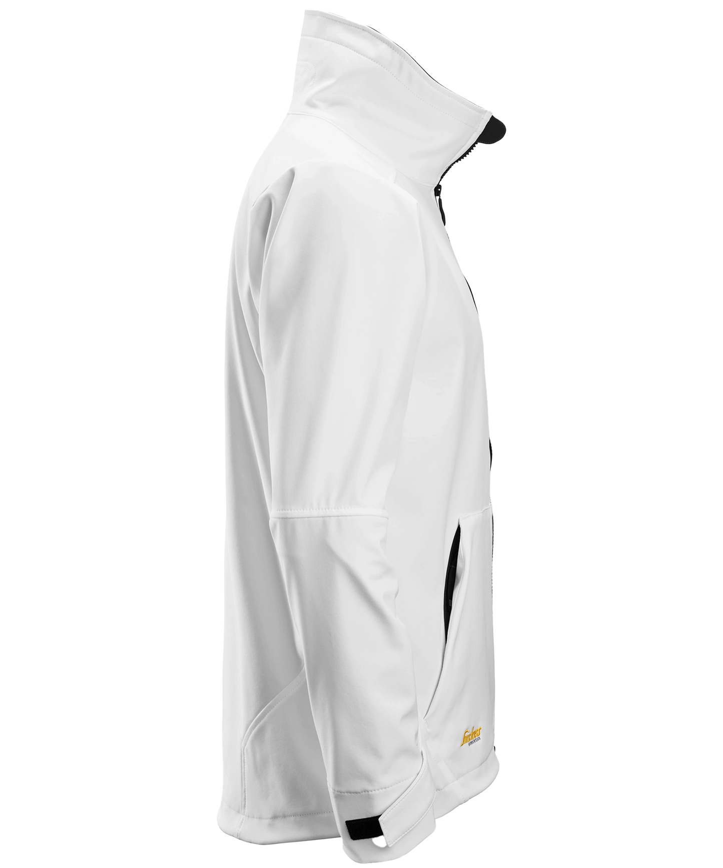 Snickers softshell werkjas 1205 wit zijkant