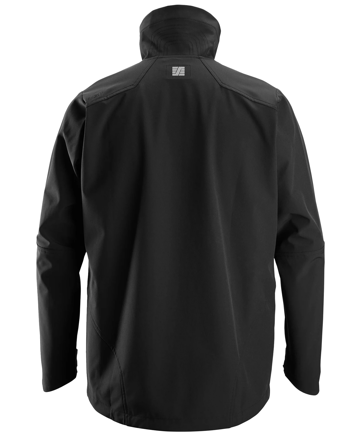 Snickers softshell werkjas 1205 zwart achterkant