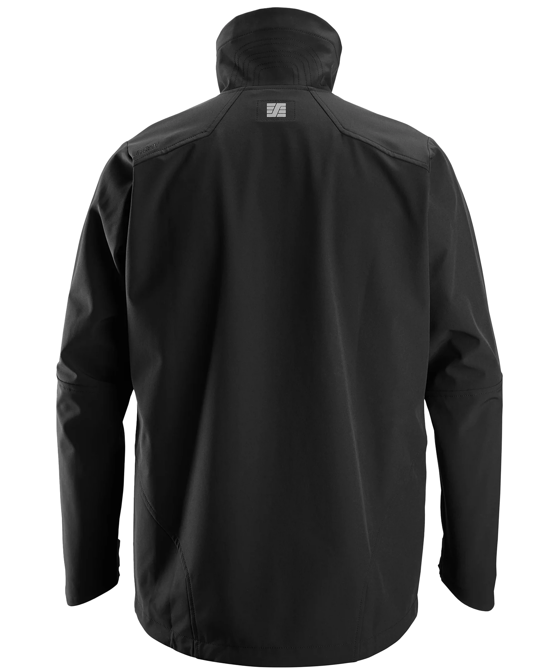 Snickers softshell werkjas 1205 zwart achterkant