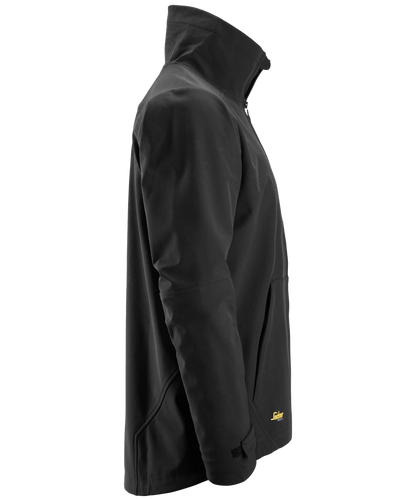 Snickers softshell werkjas 1205 zwart zijkant
