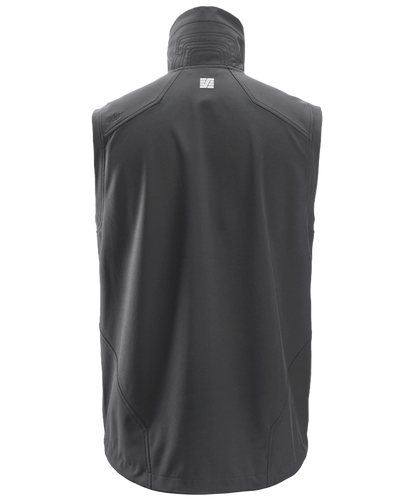 Softshell bodywarmer Snickers 4505 grijs achterkant