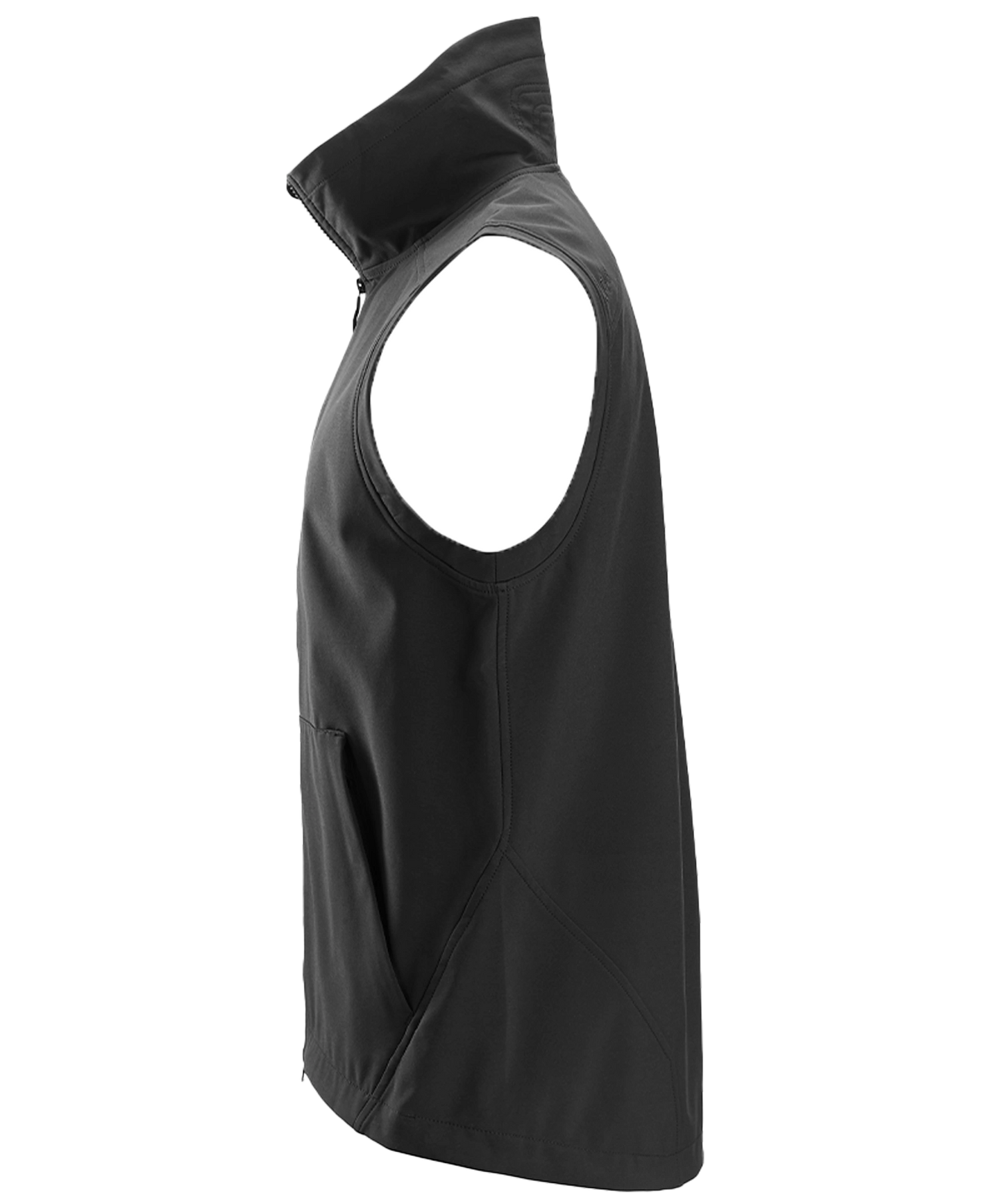 Softshell bodywarmer Snickers 4505 zwart links