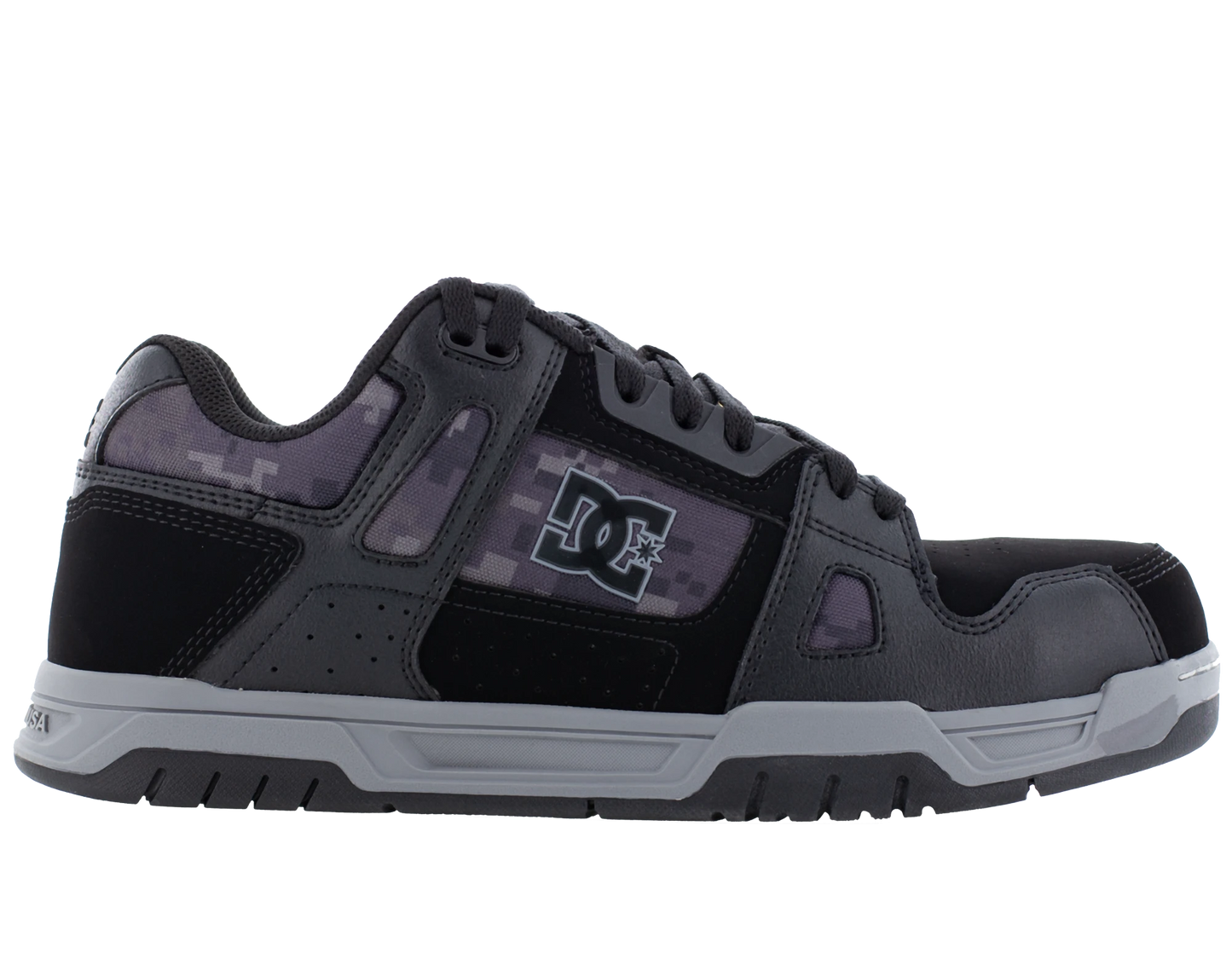 DC Werkschoenen S3S 60501 Zwart Grijs voorkant