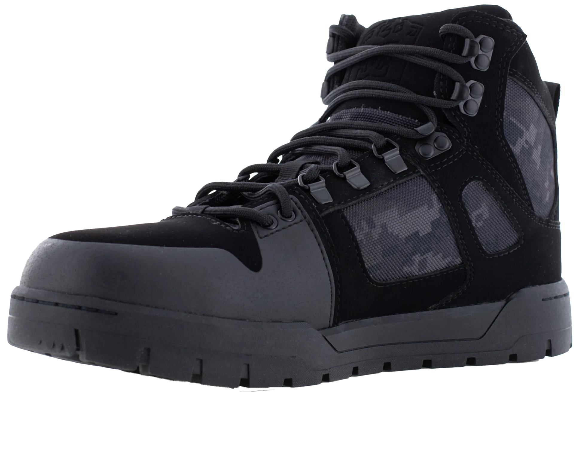 DC Werkschoenen S3S 60603 Zwart Camo neus links