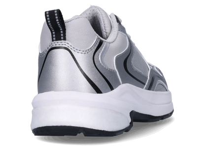 Footfellas dames werkschoenen S3S Maya zilver achterkant