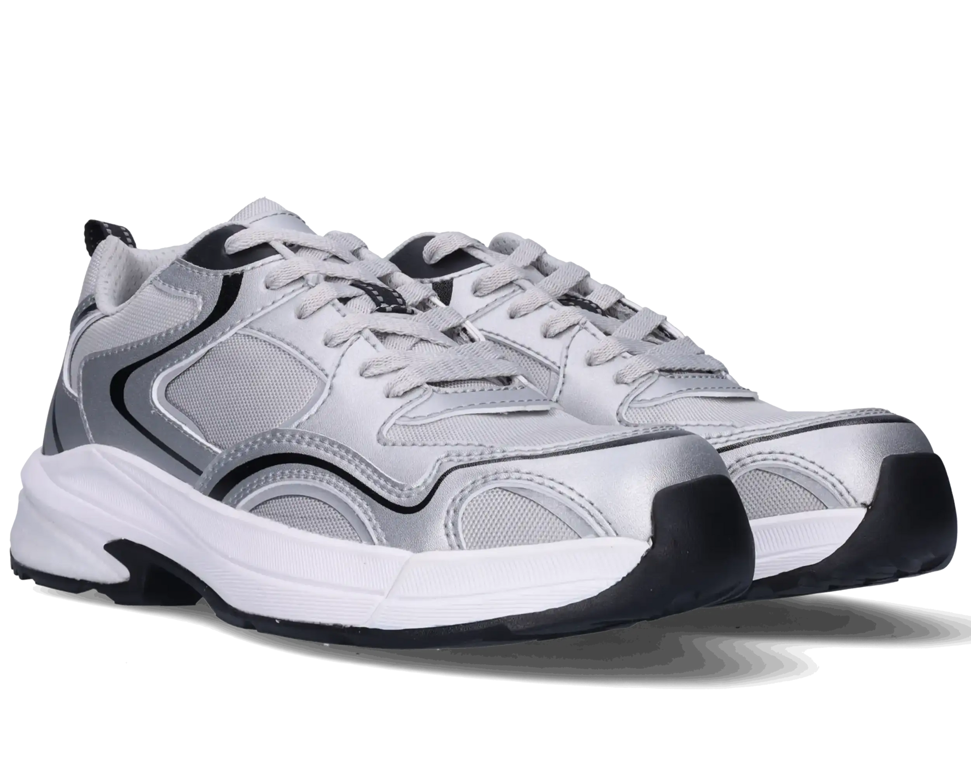 Footfellas dames werkschoenen S3S Maya zilver paar neus