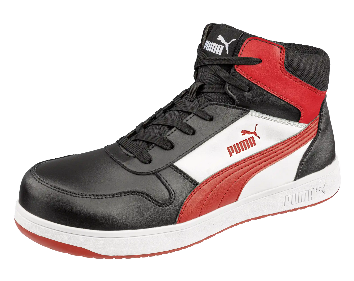 Puma werkschoenen Frontcourt hoog S3L 63005 schuin neus