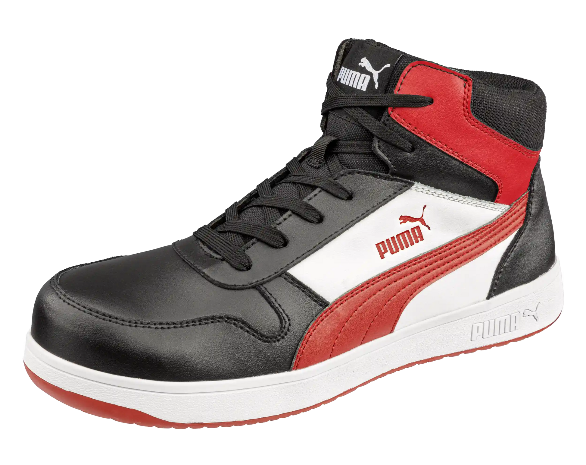 Puma werkschoenen Frontcourt hoog S3L 63005 schuin neus