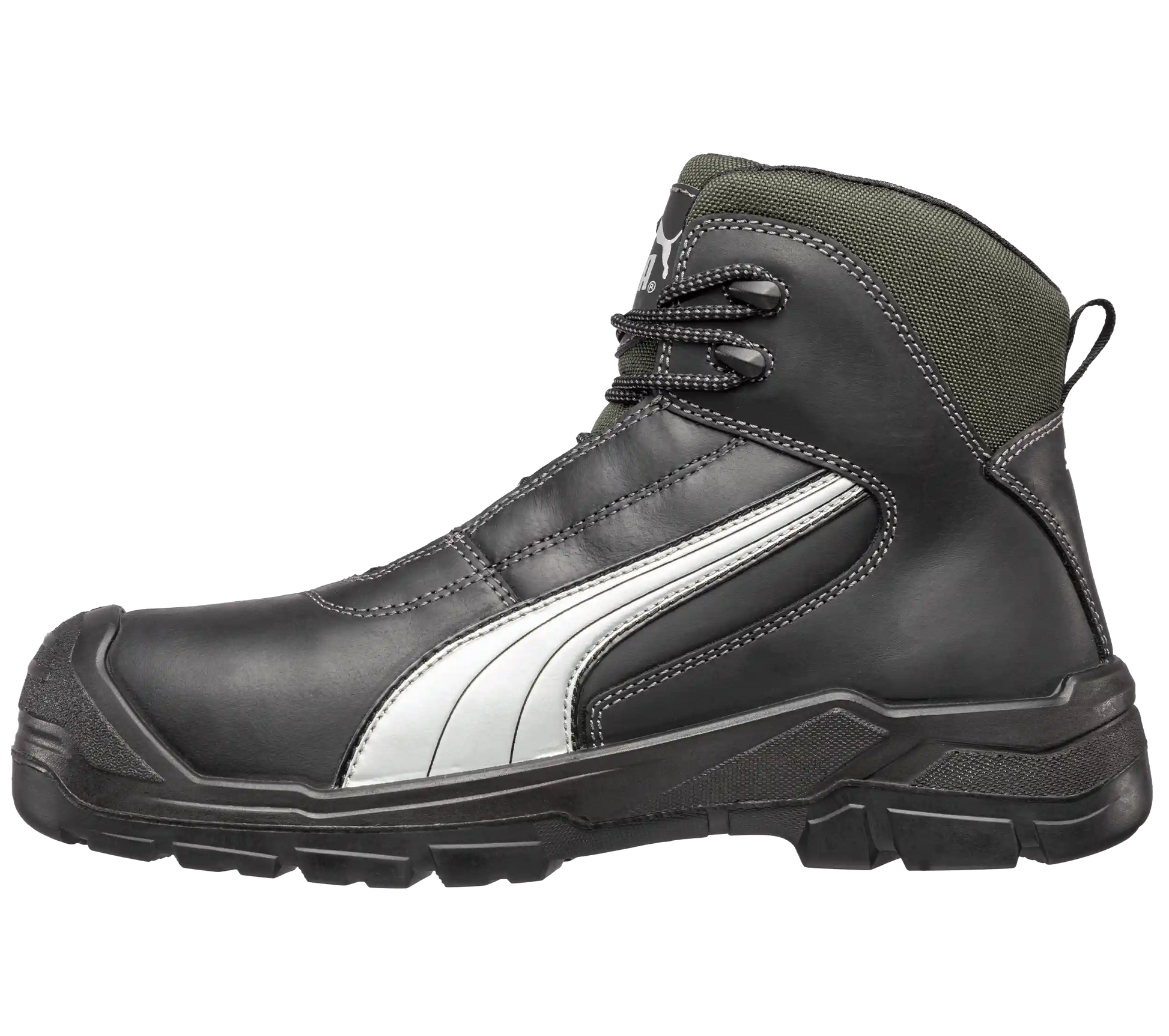 Puma werkschoenen Cascades Mid S3 SRC 63021 voorkant links