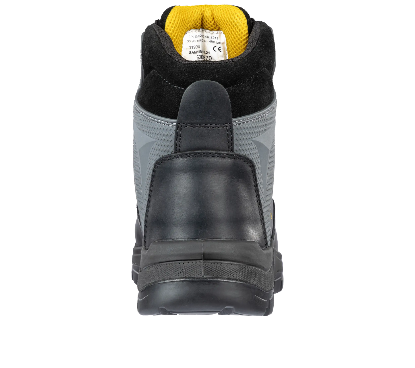 Puma werkschoenen Borneo MT Mid S3 SR WR 63087 achterkant