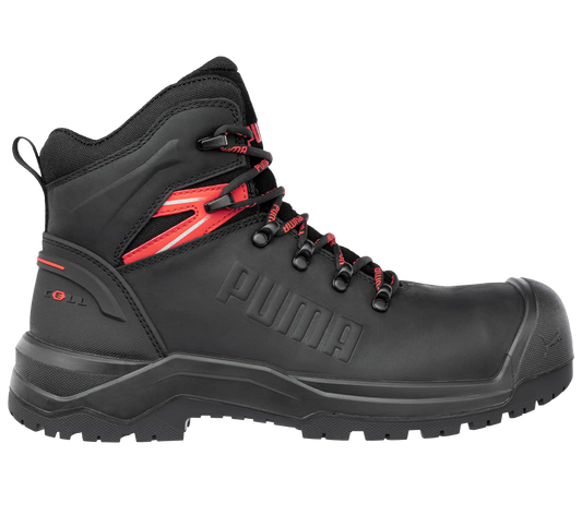 Puma werkschoenen IRON HD BLK MID S3S SR 63274 voorkant rechts