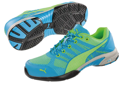 Puma dames werkschoenen Celerity Knit Blue WNS Low S1P HRO SRC 64290 samen paar 