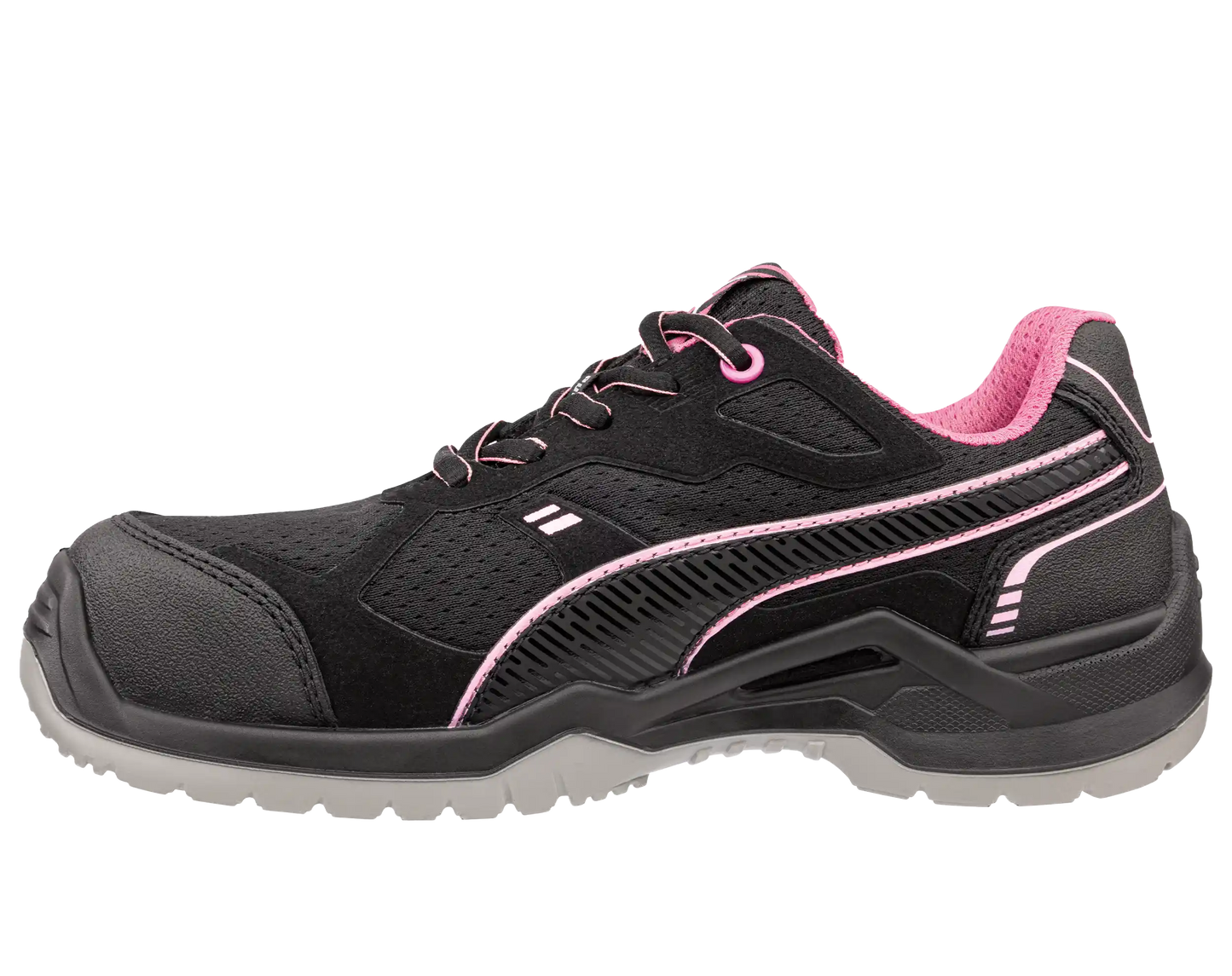 Puma dames werkschoenen Fuse TC Pink WNS Low S1P SRC ESD 64411 voorkant links