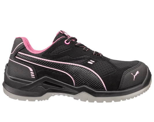 Puma dames werkschoenen Fuse TC Pink WNS Low S1P SRC ESD 64411 voorkant rechts