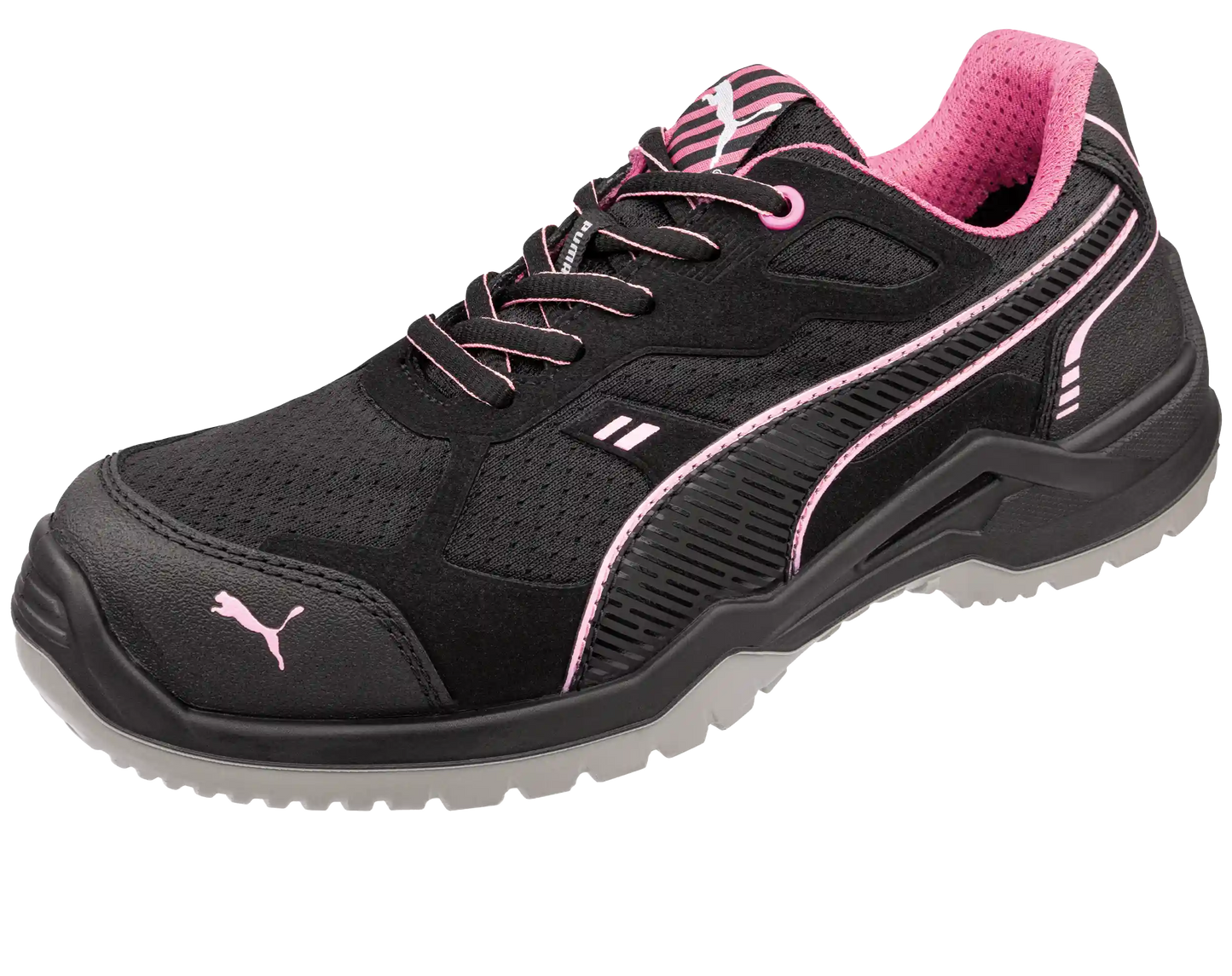 Puma dames werkschoenen Fuse TC Pink WNS Low S1P SRC ESD 64411 schuin neus