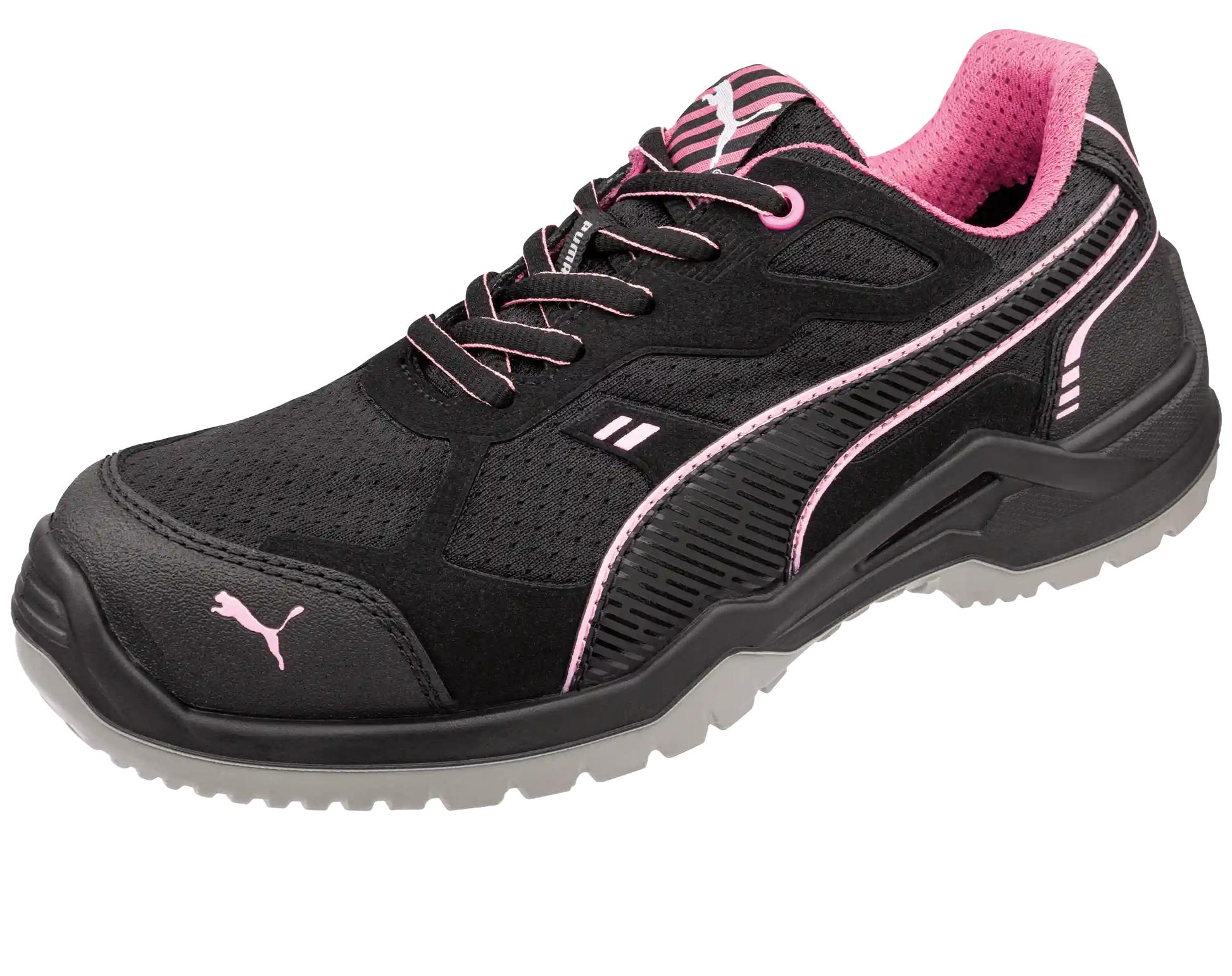 Puma dames werkschoenen Fuse TC Pink WNS Low S1P SRC ESD 64411 schuin neus