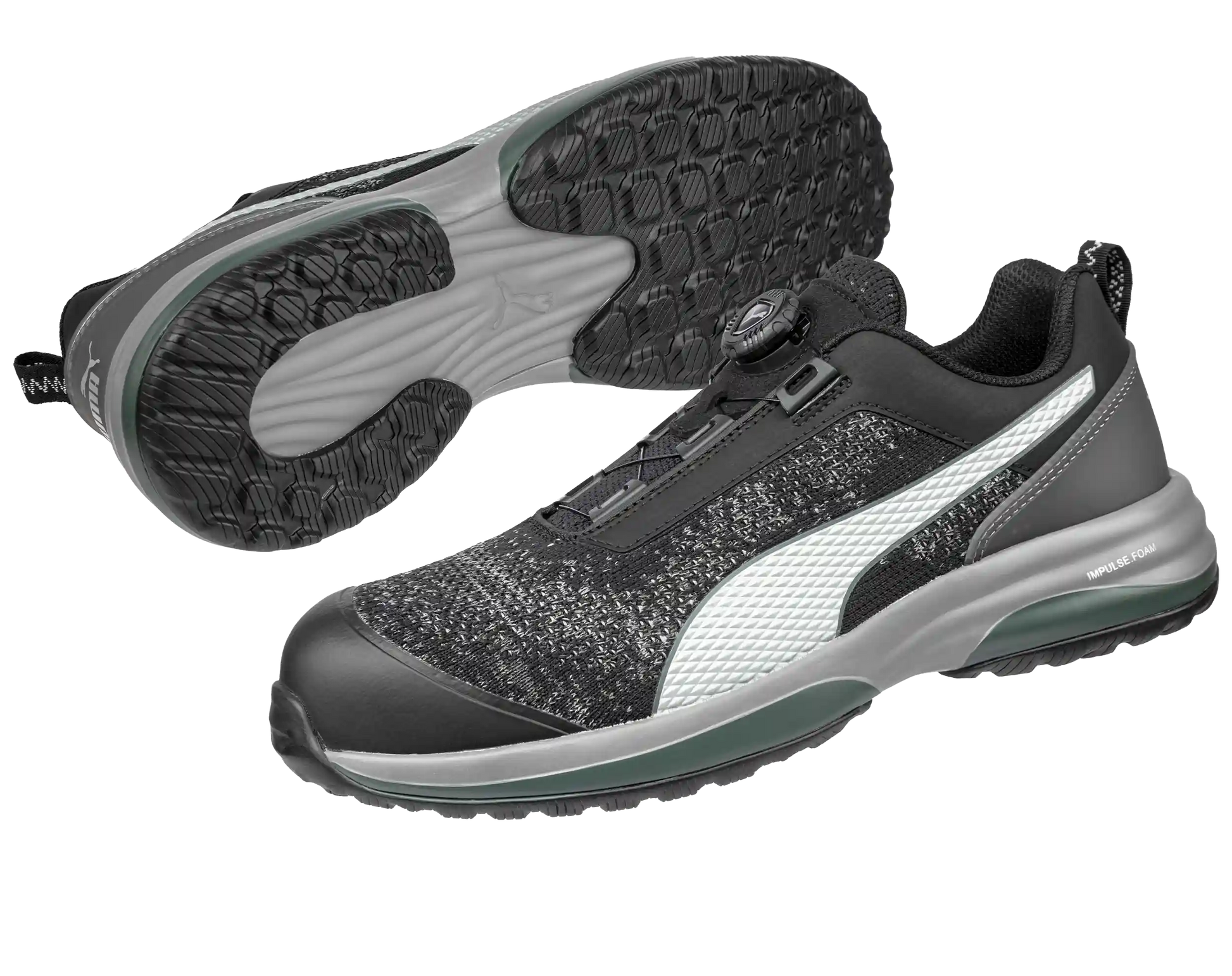 Puma werkschoenen Charge Black Disc Low S1P SRC ESD 64454.1 samen paar
