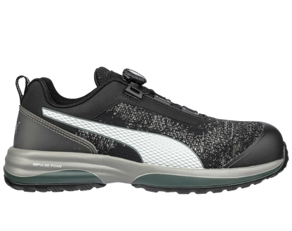 Puma werkschoenen Charge Black Disc Low S1P SRC ESD 64454.1 voorkant rechts