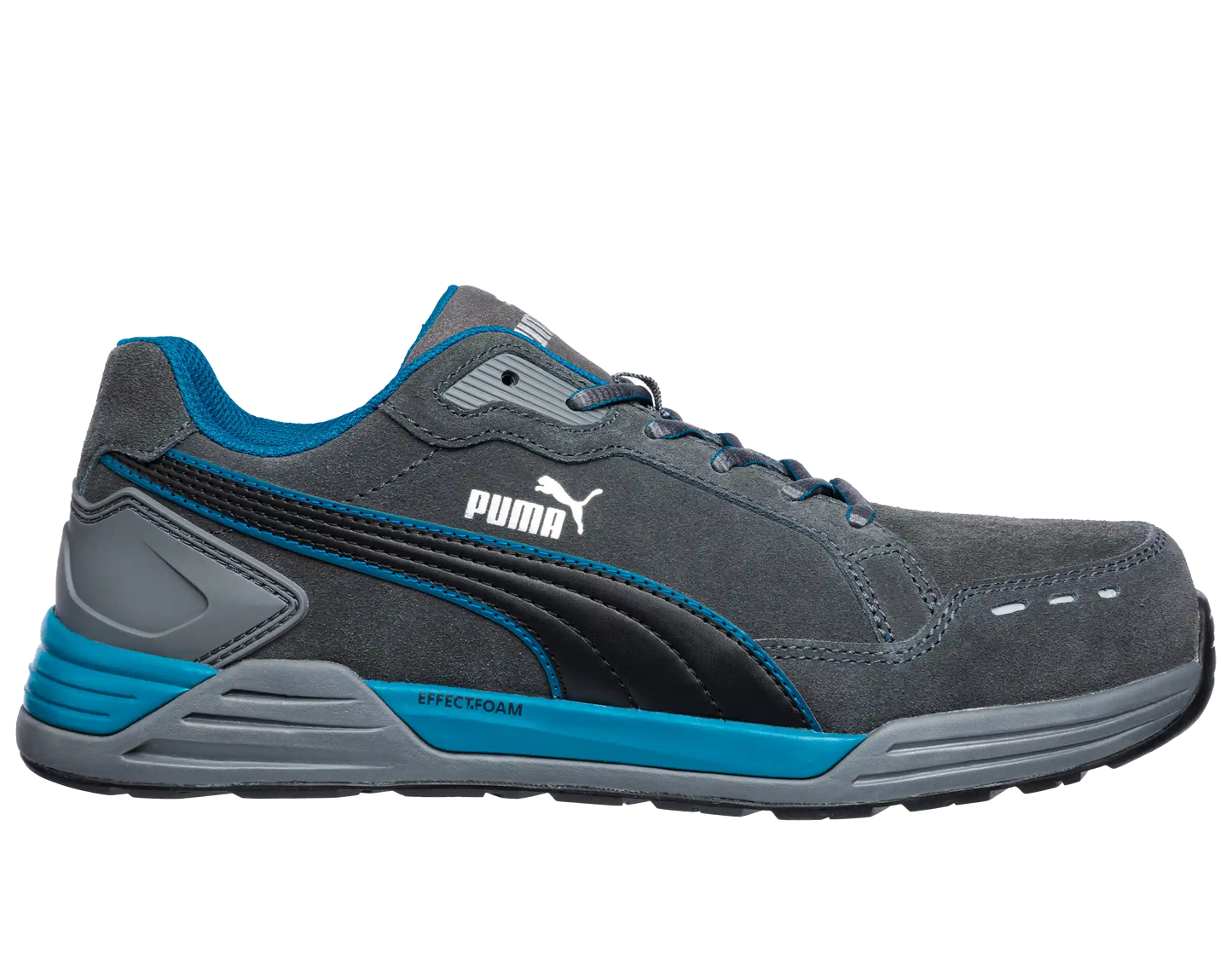 Puma werkschoenen Airtwist Grey Low S3 SRC HRO 64461 zijkant rechts