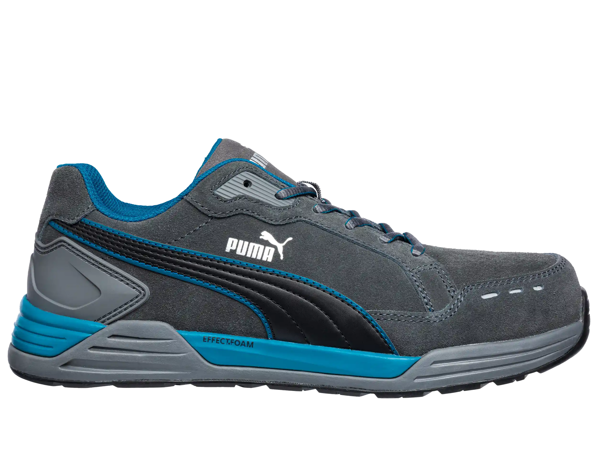 Puma werkschoenen Airtwist Grey Low S3 SRC HRO 64461 zijkant rechts