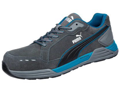 Puma werkschoenen Airtwist Grey Low S3 SRC HRO 64461 schuin neus