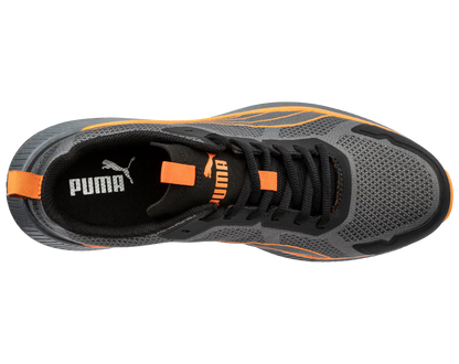 Puma werkschoenen S1PS 64500 Slide grijs/oranje bovenkant