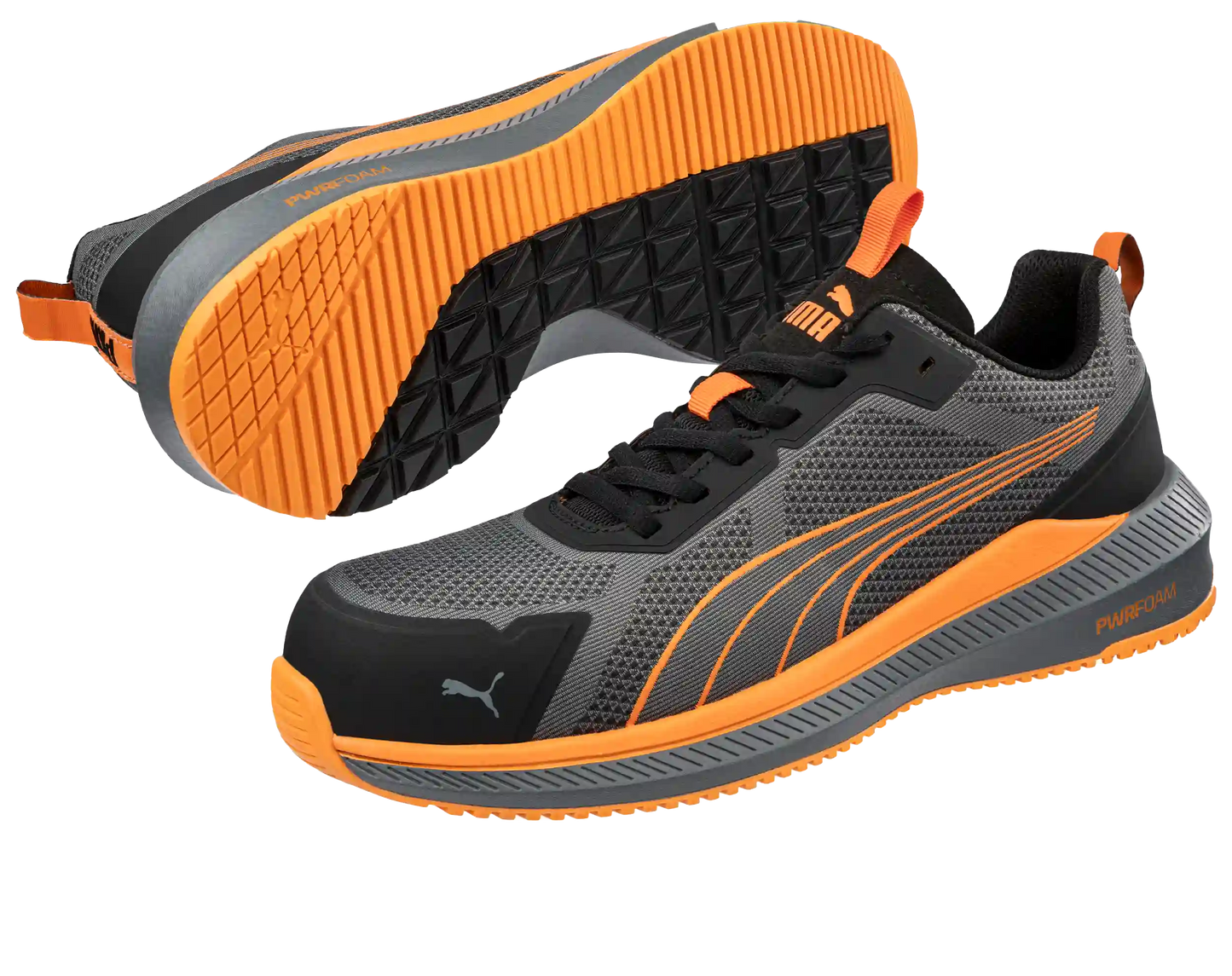 Puma werkschoenen S1PS 64500 Slide grijs/oranje samen paar