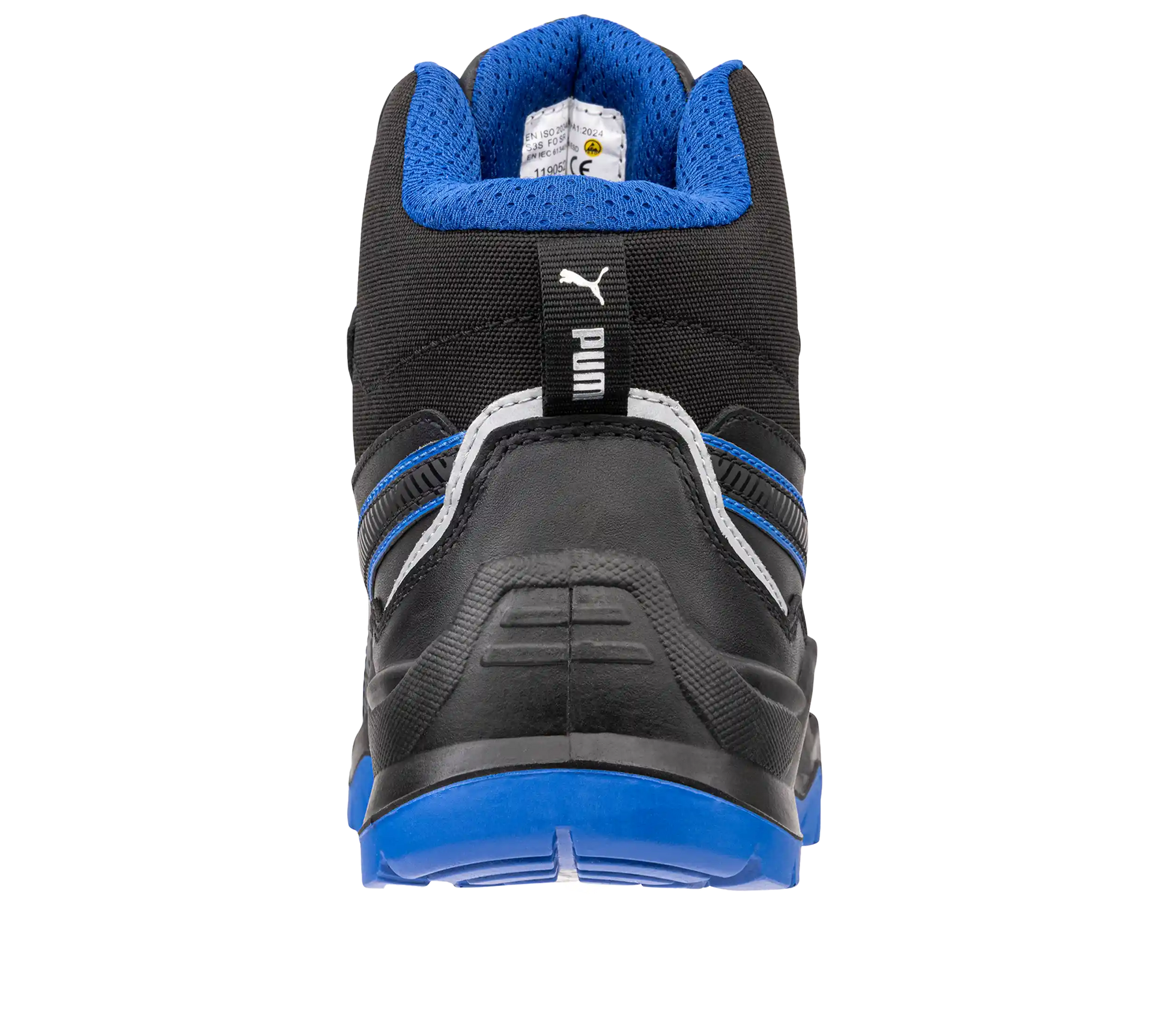 Puma werkschoenen Krypton Mid S3S ESD SRC 63427 achterkant