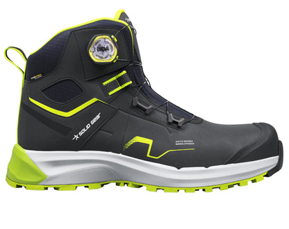 Solid Gear werkschoenen S3S Sonar Mid Green zijkant