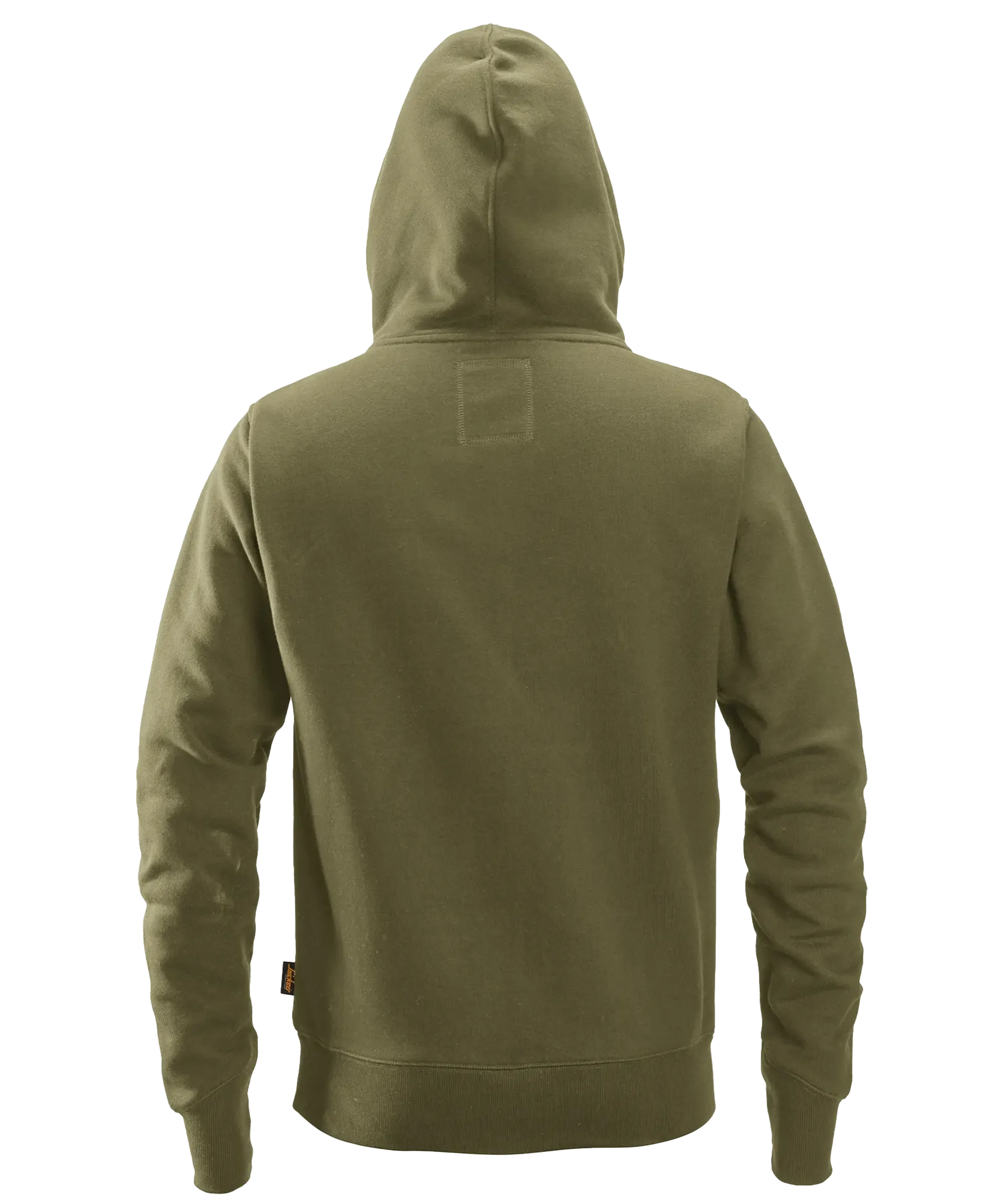 Vest met capuchon Snickers 2890 groen achterkant