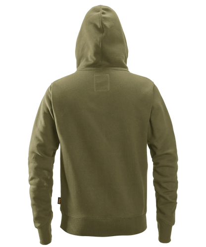 Vest met capuchon Snickers 2890 groen achterkant
