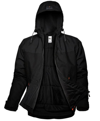 Helly Hansen Winterjas Oxford zwart  open