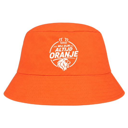 Oranje bucket hat WK